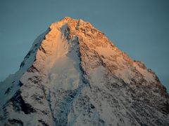 20 Final Rays Of Sunset Creep Up K2 North Face Close Up From K2 North Face Intermediate Base Camp.jpg